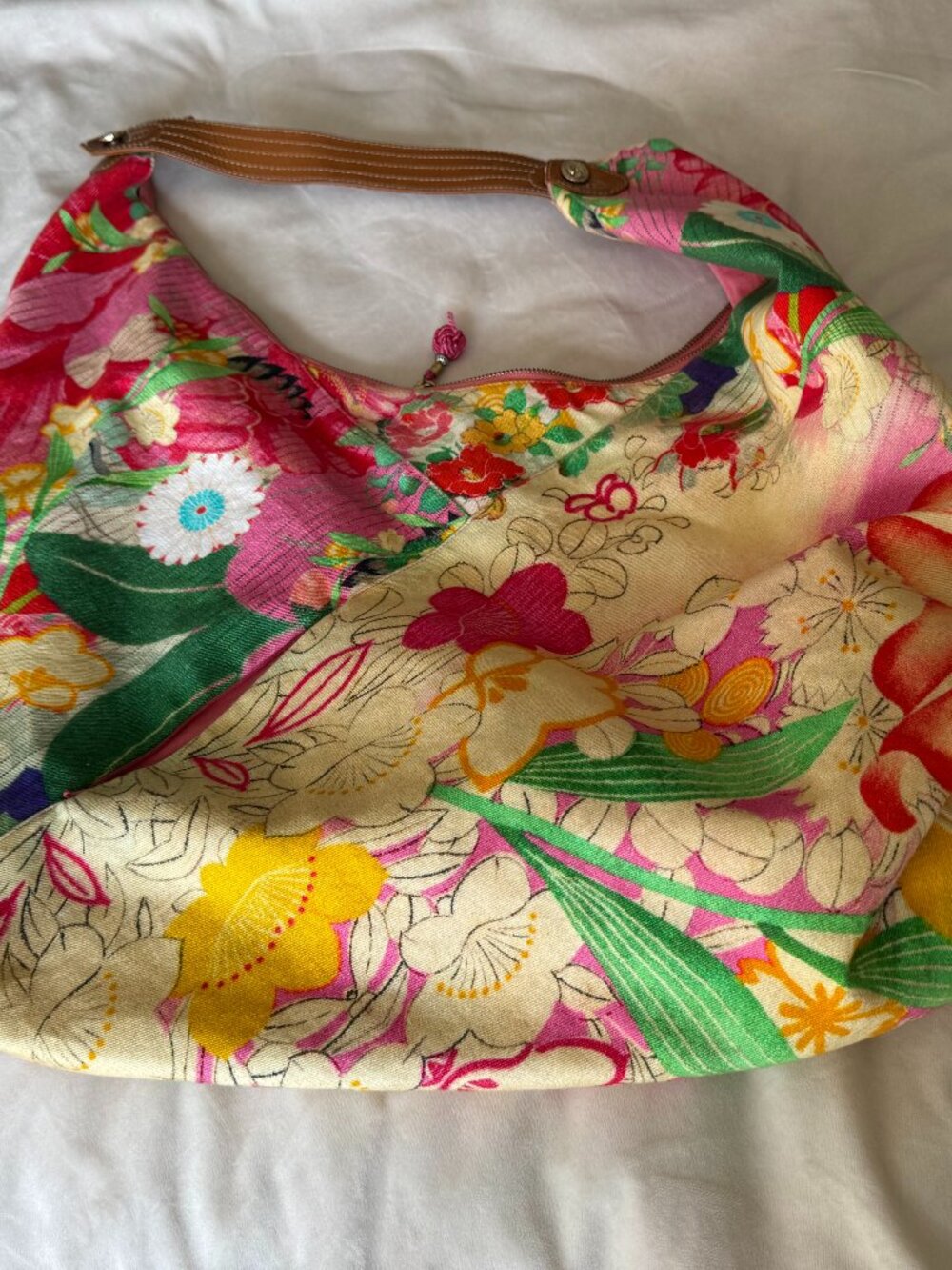 Camilla Australia Slouchy Floral Shoulder Bag